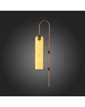 SL1145.391.01 Светильник настенный ST-Luce Латунь/Янтарный E27 1*60W CALLANA-foto8