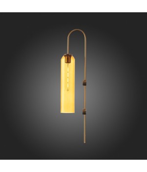 SL1145.391.01 Светильник настенный ST-Luce Латунь/Янтарный E27 1*60W CALLANA-foto8