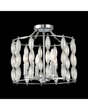 SL1140.102.06 Светильник потолочный ST-Luce Хром, Прозрачный/Прозрачный,Хром E14 6*40W SOGARTE-foto9