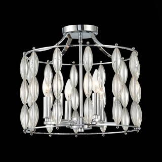 SL1140.102.06 Светильник потолочный ST-Luce Хром, Прозрачный/Прозрачный,Хром E14 6*40W SOGARTE-foto9