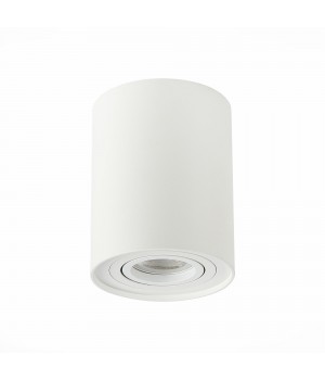 ST108.517.01 Светильник потолочный Мат. белый GU10 1*50W D98xH124 220V Без ламп TORUS-foto2