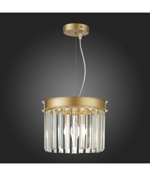 SL1624.203.01 Светильник подвесной ST-Luce шампань/прозрачный E14 1*40W Ercolano-foto5