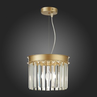 SL1624.203.01 Светильник подвесной ST-Luce шампань/прозрачный E14 1*40W Ercolano-foto5