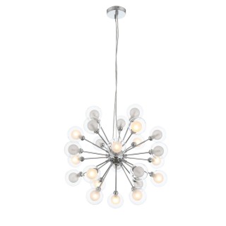 SL431.103.24 Люстра подвесная ST-Luce Хром/Прозрачный, Белый G9 24*28W DUALITA-foto3