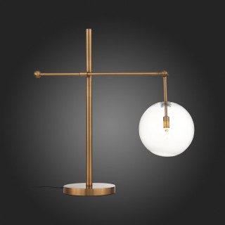 SL1205.304.01 Прикроватная лампа ST-Luce Латунь/Прозрачный G9 1*5W SANDRO-foto3