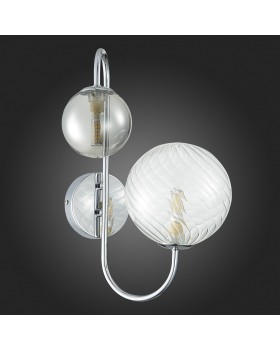 SL1124.101.02 Бра ST-Luce Хром/Дымчатый, Прозрачный G9 2*5W VINETTO-foto12