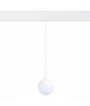 ST358.533.07 Магнитный трековый светильник подвесной белый LED 1*7W 3000K 520Lm Ra>80 120° IP20 D90xH90 48V PIBOLE-foto2