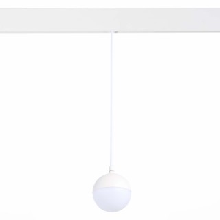 ST358.533.07 Магнитный трековый светильник подвесной белый LED 1*7W 3000K 520Lm Ra>80 120° IP20 D90xH90 48V PIBOLE-foto2