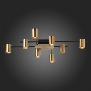 SL1207.402.08 Светильник потолочный ST-Luce Черный/Латунь GU10 8*7W VEROLI-foto8