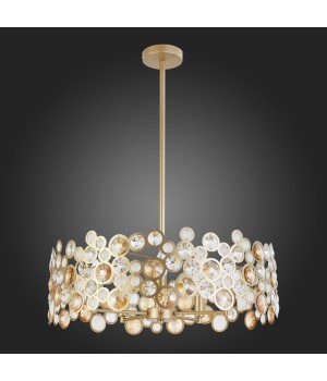 SL1172.203.05 Светильник подвесной ST-Luce Золотистый/Золотистый, Прозрачный E14 5*60W NAMIO-foto4