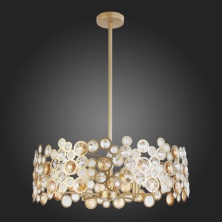 SL1172.203.05 Светильник подвесной ST-Luce Золотистый/Золотистый, Прозрачный E14 5*60W NAMIO-foto4