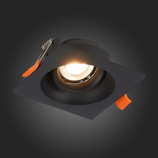 ST208.418.01 Св-к встр. Мат. черный GU10 1*50W  L94xW94xH40 220V Без ламп MISURA-foto7