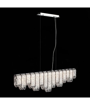 SL1117.103.07 Светильник подвесной ST-Luce Хром/Хром, Прозрачный G9 7*5W SOPRESIA-foto8