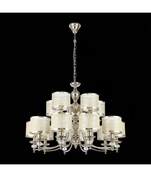 SL1750.103.15 Люстра подвесная ST-Luce Никель/Золотистый E14 15*40W CORESIA-foto4