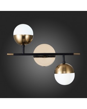 SL1507.421.02 Бра ST-Luce Черный/Белый, Золотистый G9 2*5W 4000K ALBERO-foto5