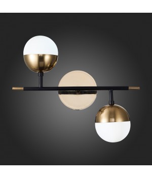 SL1507.421.02 Бра ST-Luce Черный/Белый, Золотистый G9 2*5W 4000K ALBERO-foto5