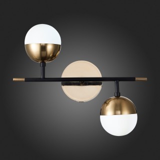 SL1507.421.02 Бра ST-Luce Черный/Белый, Золотистый G9 2*5W 4000K ALBERO-foto5