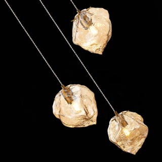 SL1175.303.03 Светильник подвесной ST-Luce латунь/янтарный E14 3*40W Portici-foto6