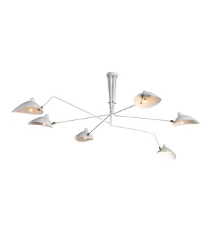 SL305.502.06 Люстра потолочная ST-Luce Белый/Белый E27 5*60W SPRUZZO-foto2