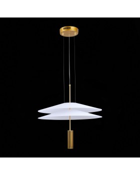 SL6101.203.01 Люстра подвесная ST-Luce Золотистый/Белый LED 1*10W 3000K Isola-foto5