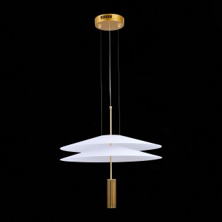 SL6101.203.01 Люстра подвесная ST-Luce Золотистый/Белый LED 1*10W 3000K Isola-foto5