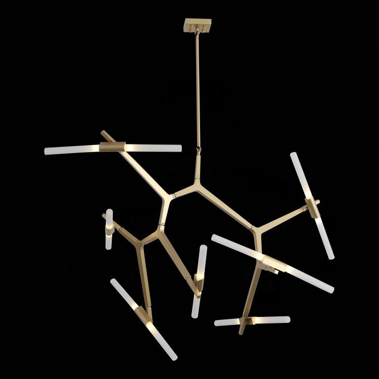 SL947.202.14 Люстра потолочная ST-Luce Золотистый/Белый G9 14*5W LACONICITA