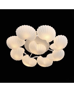 SL534.502.09 Люстра потолочная ST-Luce Белый/Белый E27 9*60W CONGLIA-foto2