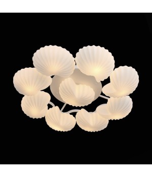 SL534.502.09 Люстра потолочная ST-Luce Белый/Белый E27 9*60W CONGLIA-foto2