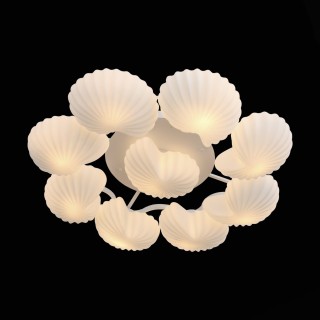 SL534.502.09 Люстра потолочная ST-Luce Белый/Белый E27 9*60W CONGLIA-foto2