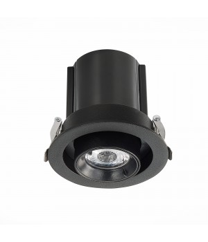 ST702.338.12 Св-к встр. Черный LED 1*12W 3000K 900Lm Ra80 24° IP20 D90xH92 180-240V ST702-foto3