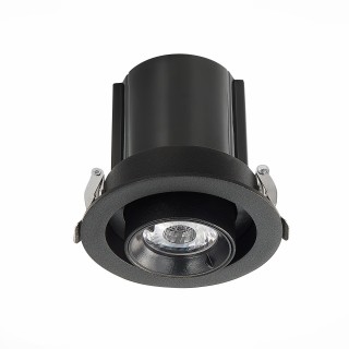 ST702.338.12 Св-к встр. Черный LED 1*12W 3000K 900Lm Ra80 24° IP20 D90xH92 180-240V ST702-foto3
