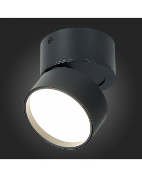 ST651.442.09 Светильник потолочный поворотный Черный LED 1*9W 4000K 720Lm Ra>90 120° IP20 D85xH87 170-240VV ST651-foto5