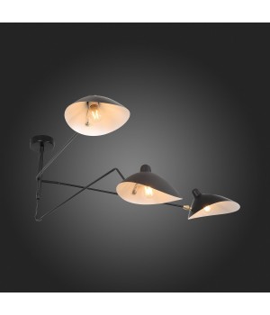 SL305.402.03 Люстра потолочная ST-Luce Черный/Черный, Белый E27 3*60W SPRUZZO-foto8