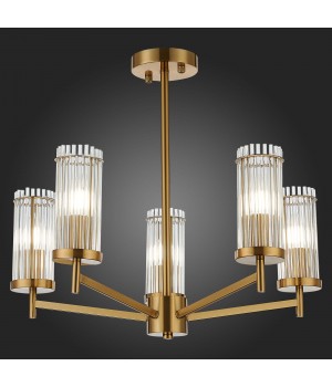 SL1233.302.05 Люстра потолочная ST-Luce Латунь/Прозрачный E14 5*60W BITONTO-foto6