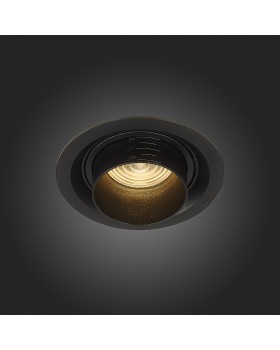 ST701.438.12 Св-к встр. Zoom Черный LED 1*12W 3000K 960Lm Ra90 15°-60° IP20 D115xH95 170-240V ST701-foto7