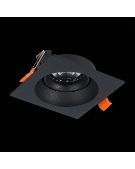 ST208.418.01 Св-к встр. Мат. черный GU10 1*50W L94xW94xH40 220V Без ламп MISURA-foto5