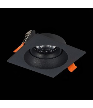 ST208.418.01 Св-к встр. Мат. черный GU10 1*50W L94xW94xH40 220V Без ламп MISURA-foto5