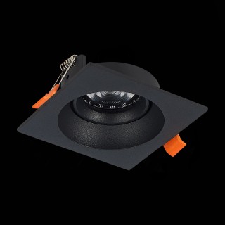 ST208.418.01 Св-к встр. Мат. черный GU10 1*50W  L94xW94xH40 220V Без ламп MISURA-foto5