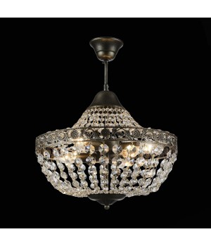 SL669.403.06 Люстра подвесная ST-Luce Черное золото/Прозрачный E14 6*40W ANTICATO-foto2