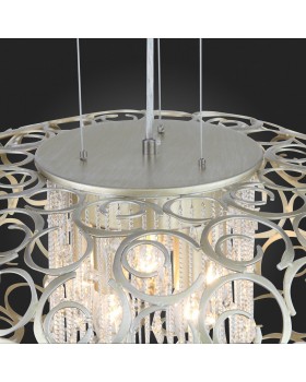 SL1101.203.05 Люстра подвесная ST-Luce Шампань/Шампань, Прозрачный E14 5*40W DOLCIMA-foto3