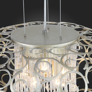 SL1101.203.05 Люстра подвесная ST-Luce Шампань/Шампань, Прозрачный E14 5*40W DOLCIMA-foto3