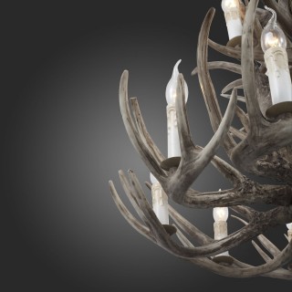 SL154.703.12 Люстра подвесная ST-Luce Серый E14 12*40W CORNA-foto14