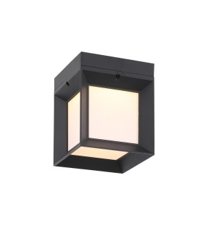 SL077.401.01 Светильник уличный настенный ST-Luce Черный/Белый LED 1*9W 3000K CUBISTA