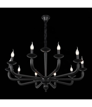 SL1114.403.10 Люстра подвесная ST-Luce Черный E14 10*40W FORTEZA-foto8