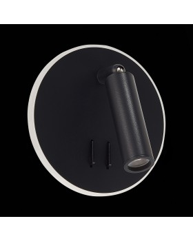 SL1586.413.01 Светильник настенный Черный LED 1*8W 3000K 624Lm Ra>80 24° IP20 L-xW140xH140 170-240V BONDI-foto7