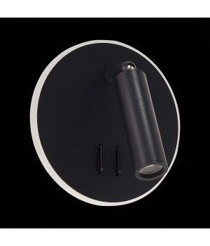 SL1586.413.01 Светильник настенный Черный LED 1*8W 3000K 624Lm Ra>80 24° IP20 L-xW140xH140 170-240V BONDI-foto7