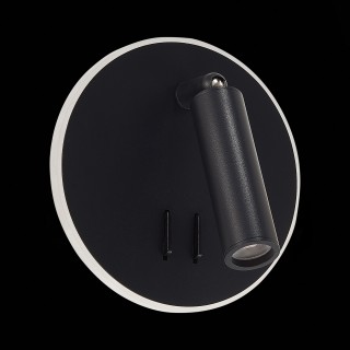 SL1586.413.01 Светильник настенный Черный LED 1*8W 3000K 624Lm Ra>80 24° IP20 L-xW140xH140 170-240V BONDI-foto7