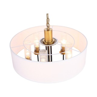 SL336.303.05 Люстра подвесная ST-Luce Коричневый, Бронза/Бежевый E14 5*60W DELAVERA-foto2