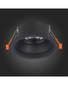 ST200.408.01 Св-к встр. Мат. черный GU10 1*50W D89xH40 220V Без ламп BARRA-foto6