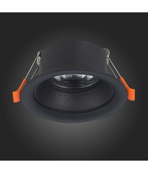 ST200.408.01 Св-к встр. Мат. черный GU10 1*50W D89xH40 220V Без ламп BARRA-foto6